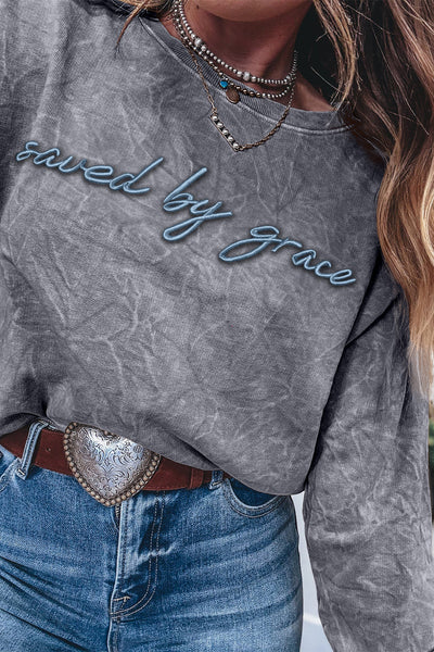 Pastel Mineral Wash Sweatshirt for Women - Cozy Casual Fit for Relaxed Lounge Wear and Everyday Style