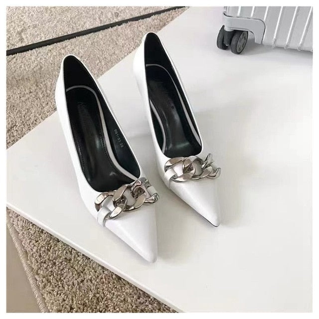 Triple Link Dress Heels