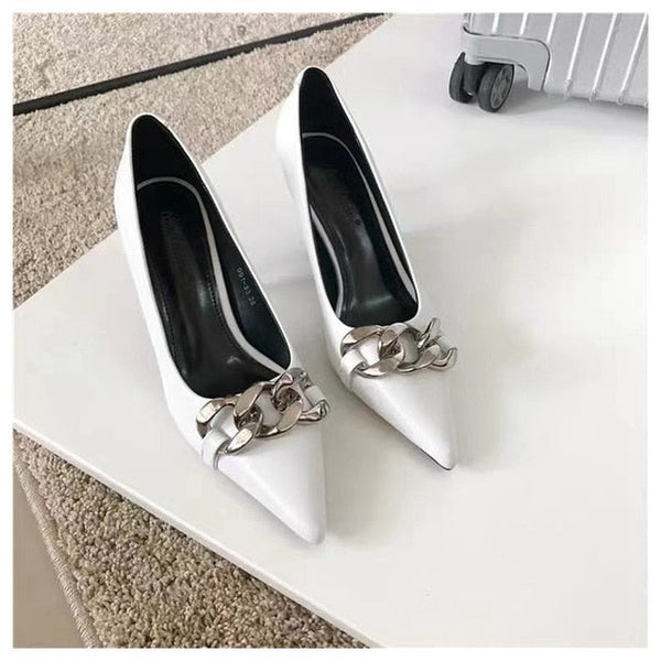 Triple Link Dress Heels