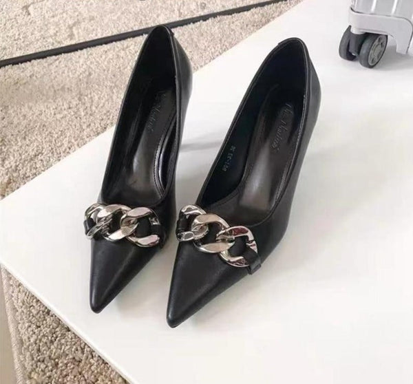 Triple Link Dress Heels
