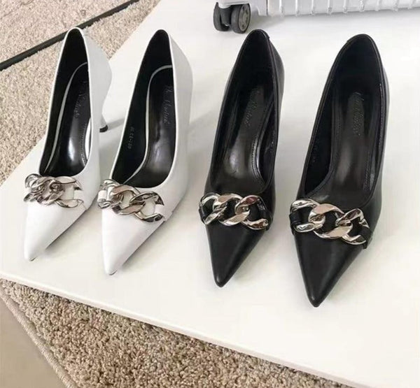 Triple Link Dress Heels