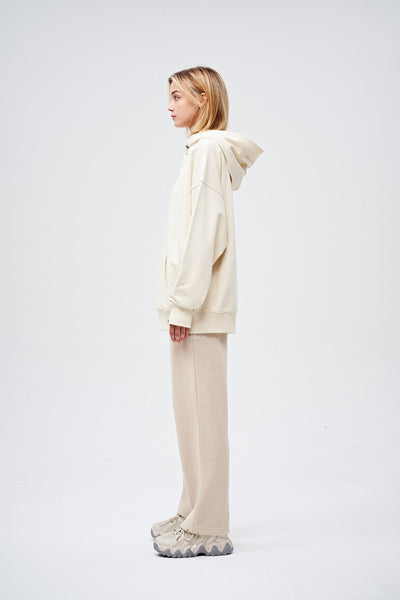 90s Vintage Two Seasons Hoodie Cream