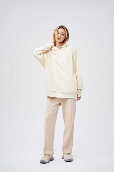 90s Vintage Two Seasons Hoodie Cream
