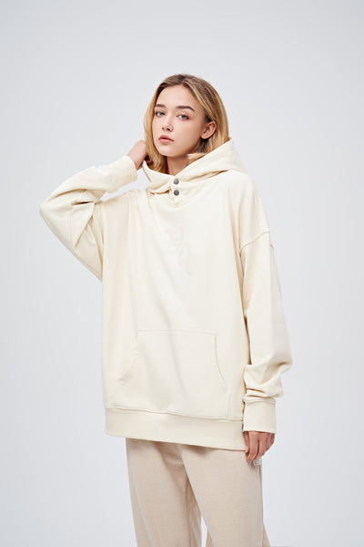 90s Vintage Two Seasons Hoodie Cream