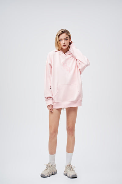 90s Vintage Two Seasons Hoodie Pink