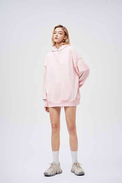 90s Vintage Two Seasons Hoodie Pink