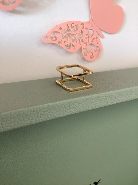 Standout Boutique Gold Cube Ring