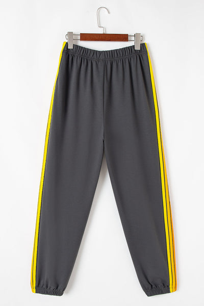 Stylish High-Waisted Black Joggers for Women - Comfortable Fit, Perfect for Casual Outings and Everyday Wear
