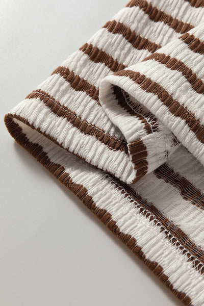 Cozy Women's Striped Hooded Sweatshirt - Soft Casual Pullover Top for Everyday Style and Comfort
