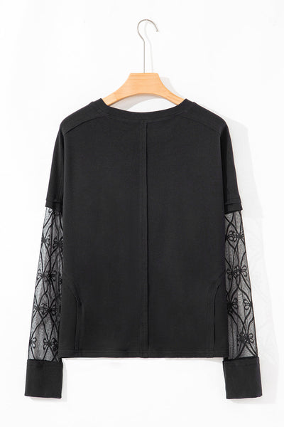 Stylish Black Women's Casual Blouse - Comfortable Fit for Everyday Wear & Versatile Outfits