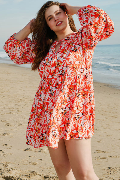 Flattering Plus Size Women's Floral Maxi Dress - Stylish, Comfortable Fit for Every Occasion and Season