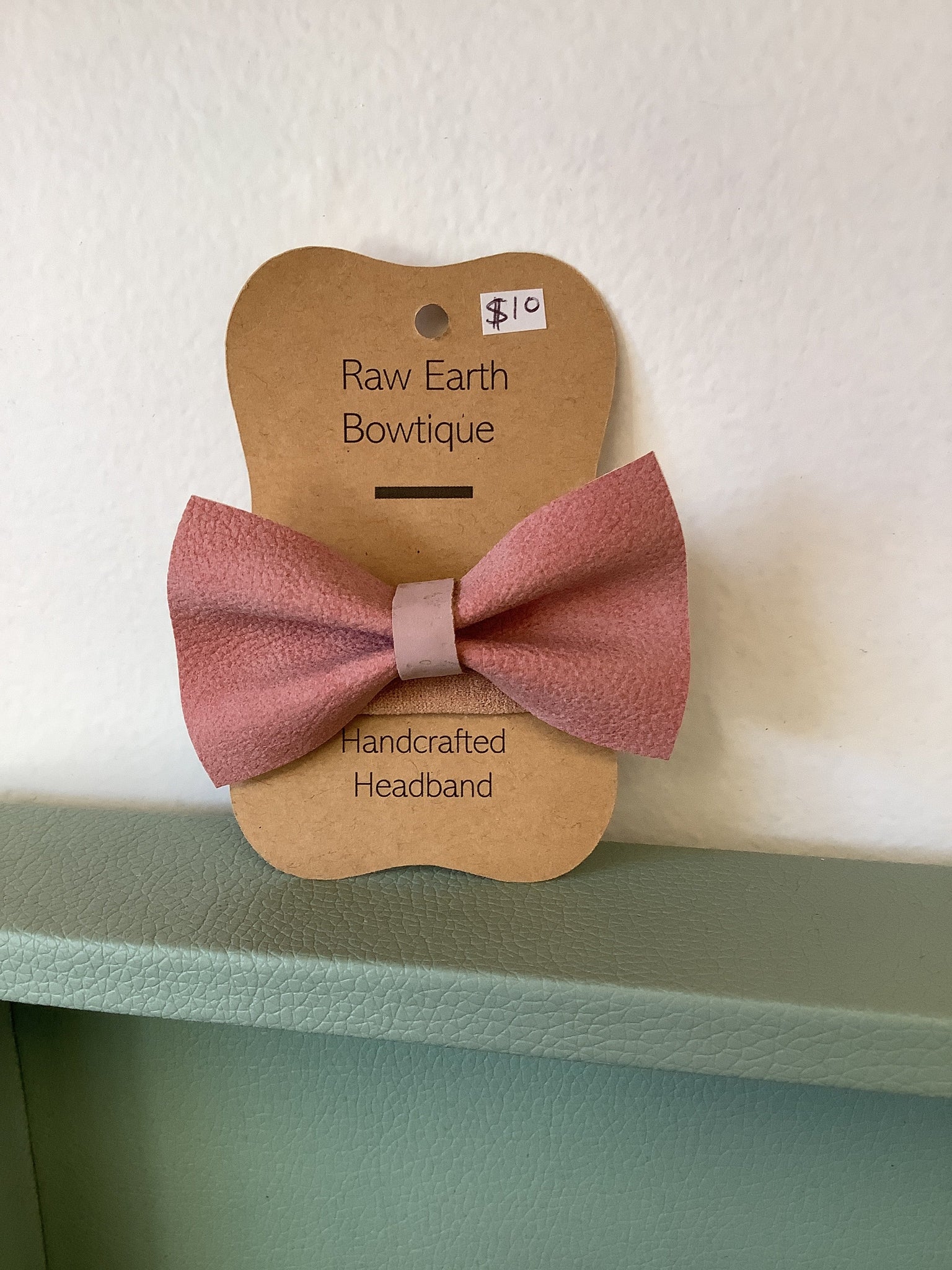 Raw Earth Bowtique Soft Pink Headband