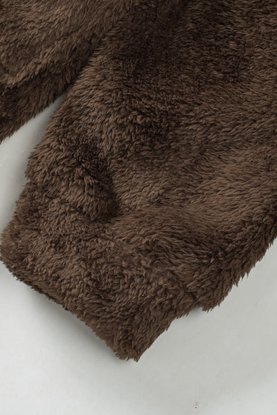 Cozy Teddy Fashionable Zip Up Warm Coat
