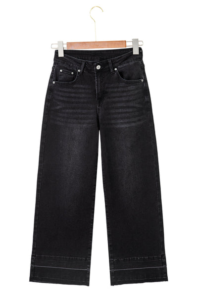 Light Wash Cropped Loose Fit Jeans for Women - Trendy Casual Denim for Effortless Everyday Style
