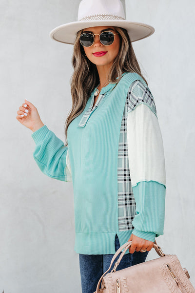 Vibrant Boho Chic Women's Patchwork Blouse Relaxed Fit Top for Casual and Dressy Occasions in Colorful Styles