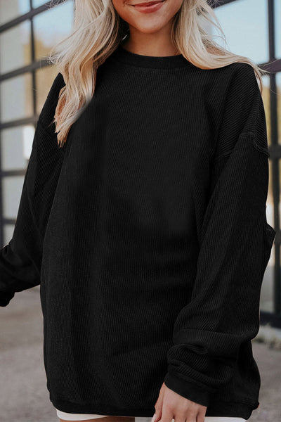 Cozy Women's Crew Neck Sweatshirt in Soft Cotton Blend - Casual Style for Everyday Comfort and Versatile Outfits