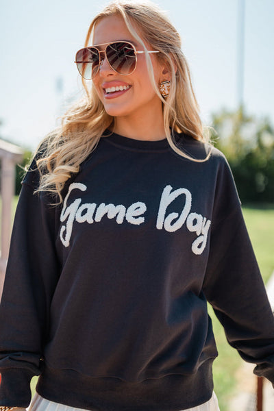 Chic Women's Comfort Fit Game Day Sweatshirt in Soft Fabric - Ideal for Sports Events and Casual Gatherings