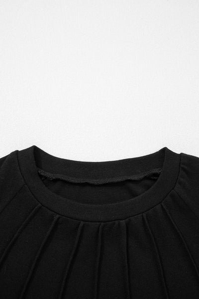 Stylish Black Long Sleeve Women's Top - Comfortable Fit for Everyday Wear & Versatile Fashion Looks