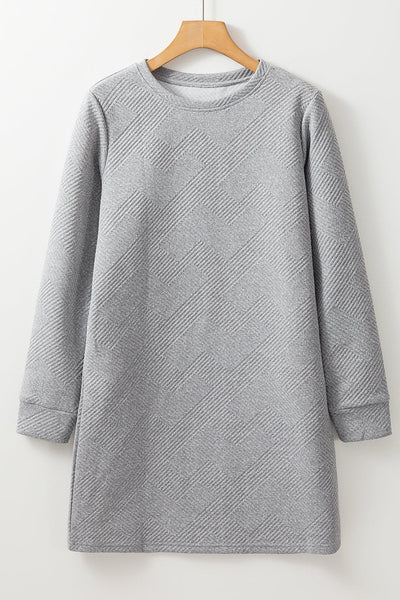 Casual Chic Women's Long Sleeve T-Shirt Dress in Soft Fabric Ideal for Everyday Wear and Easy Layering