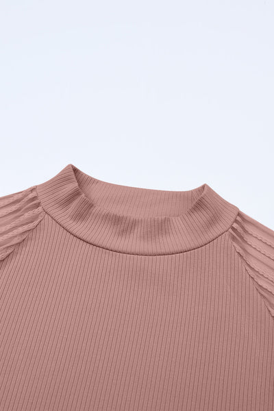 women's soft ribbed long sleeve top - easy and wearable casual or dressy fit for everyday wear made for easy styling and wardrobe coordination, with