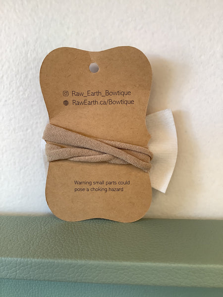 Raw Earth Bowtique Floral Headband