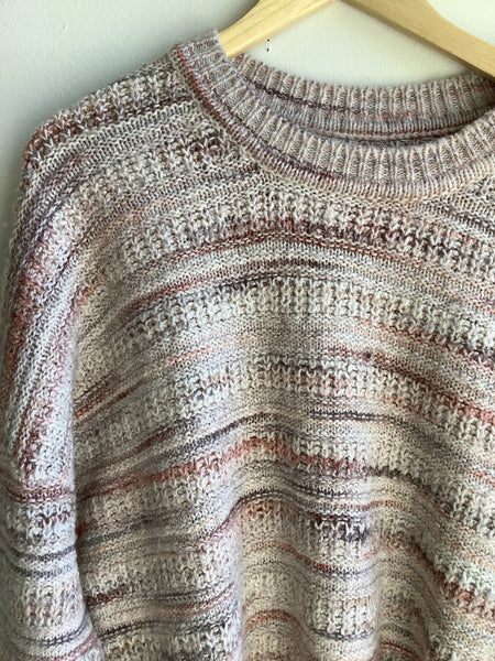 Vintage Textured Knit Sweater