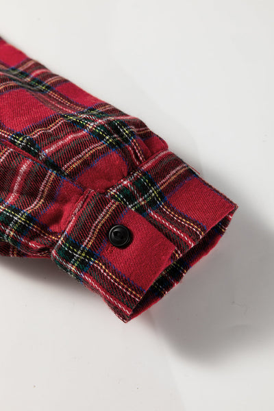Stylish Women's Red Plaid Mini Dress - Casual Fit with Trendy Details for Effortless Everyday Style