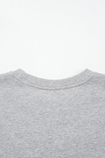 Trendy Women's Cozy Ribbon Bow Sweatshirt - Stylish Casual Top for Effortless Everyday Chic in Soft Fabric