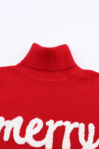 Women's Christmas Knit Turtleneck Sweater