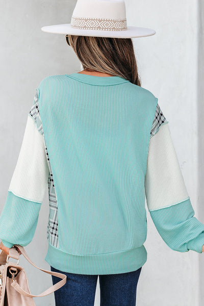 Vibrant Boho Chic Women's Patchwork Blouse Relaxed Fit Top for Casual and Dressy Occasions in Colorful Styles
