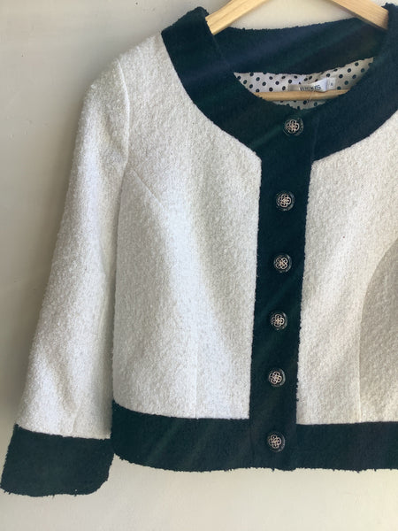 Ricki’s Black & White Cropped Jacket