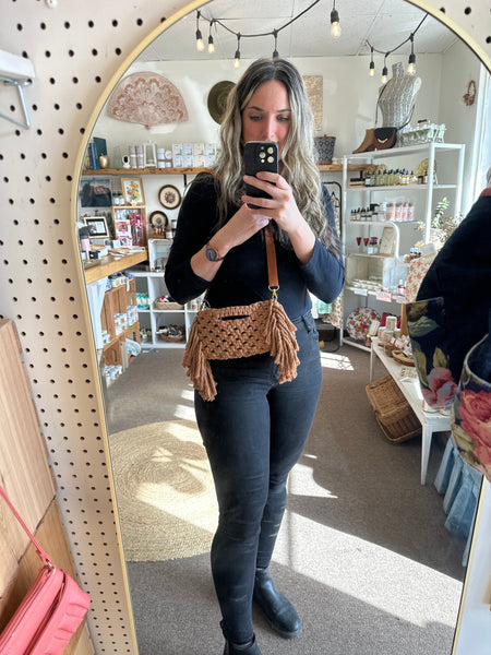 Wildmoon Threads Macrame Crossbody Bag