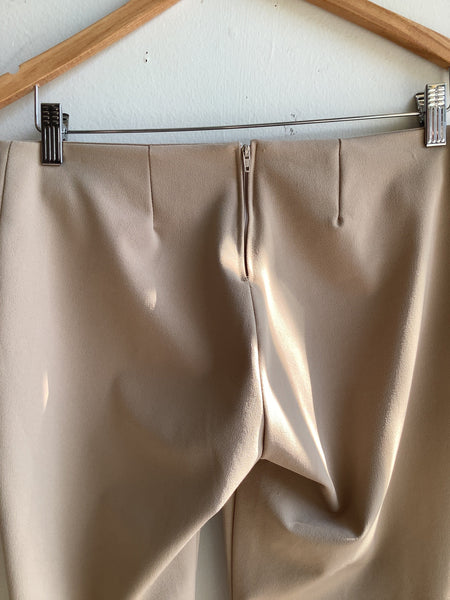 Y2K Sirens Low Rise Beige Split Pant