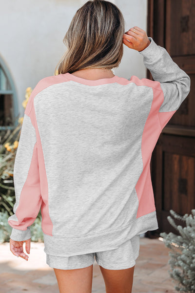 Stylish Women's Soft Cotton Pullover and Shorts Set - Ideal for Casual Summer Outings and Relaxed Lounging