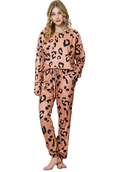 Cozy Chic Leopard Print Lounge Set