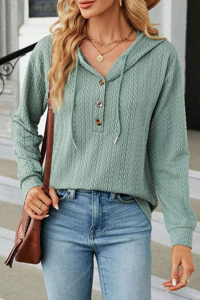 Casual Solid Chain Strap Cold Shoulder Long Sleeve T-Shirt