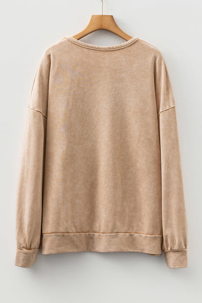 Cozy Women's Big Bow Pullover Sweatshirt - Stylish Loose Fit for Casual Outings and Everyday Comfort in Soft Fabric