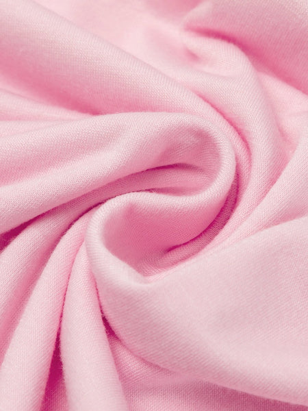 Ice Silk Solid Color V Neck Loose Pajama