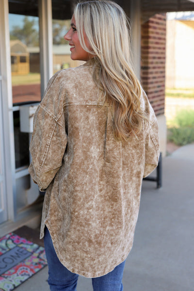Stylish Tassel Corduroy Jacket
