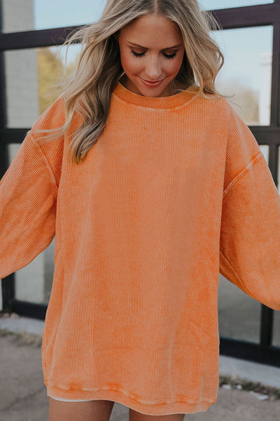Trendy Oversized Women's Sweatshirt in Soft Cotton Blend - Cozy Casual Style for Ultimate Comfort and Relaxed Fit