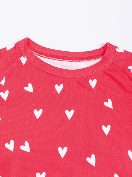 Printed V-Neck Short Sleeve T-Shirt