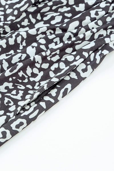Women's Round Neck Sleeveless Polka Dot Print Dress