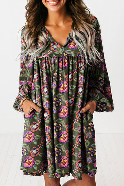 Floral Mini Dress for Women - Stylish Summer Outfit with Flattering Fit and Bright Colors Perfect for Any Occasion
