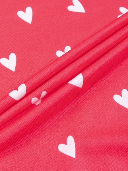 Long Sleeve Heart Pajama Set