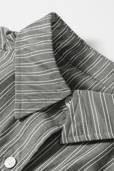 Trendy Black Striped Blouse for Women - Flattering Casual Top with Effortless Style and Comfortable Fit