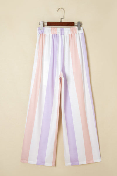 Women's Casual Striped Loose-Fit Pants - Soft, Comfortable Trousers for Effortless Everyday Style