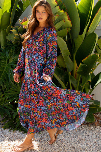 Elegant Women's Floral Maxi Dress - Sleeveless Summer Style, Flowing Fit for Parties, Casual Outings & Beach Days