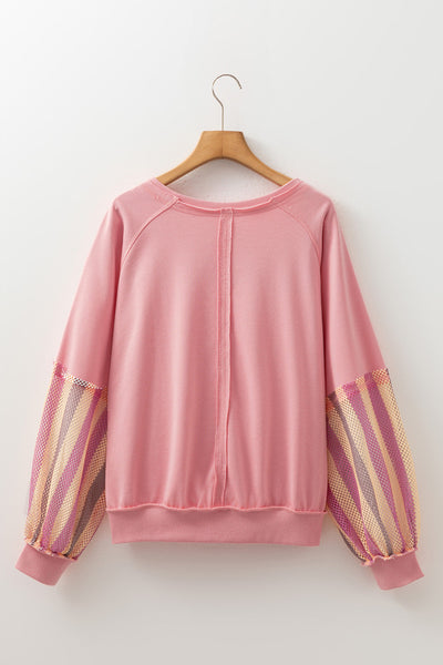 Trendy Women's Colorful Patchwork Blouse - Stylish, Comfortable Fit for Casual Outings and Everyday Wear
