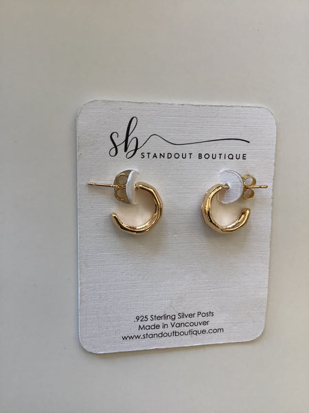 Lina Gold Earrings-Standout Boutique( Vancouver, BC)