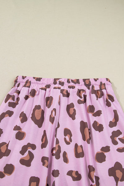 Women's Leopard Print Loose-Fit Trousers - Trendy Casual Pants for Effortless Chic Style and Comfort